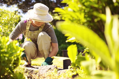 Landscapers in Balham creating a garden design with careful planning